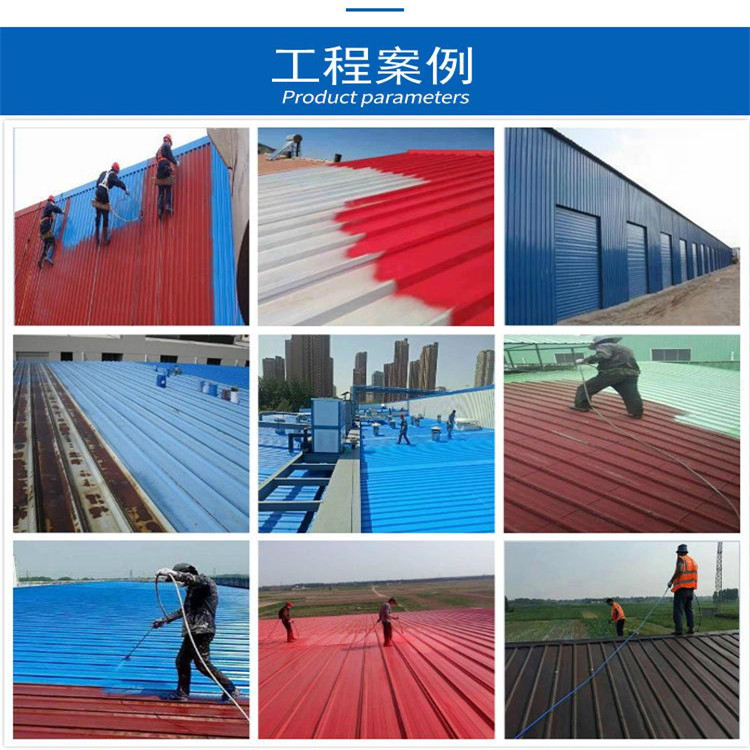 百拓 彩鋼翻新 噴漆施工 彩鋼翻新專用漆 環(huán)氧防腐涂料 供應(yīng)施工示例圖2