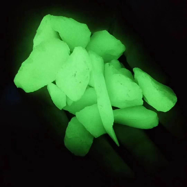 澤德礦產(chǎn) 樹脂夜光石 盆栽發(fā)光鵝卵石  廠家直銷