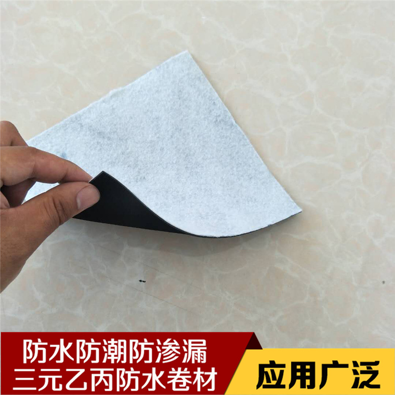 國標加絨三元乙丙防水卷材 隧道工程防水防滲建材拉力強耐腐蝕示例圖9