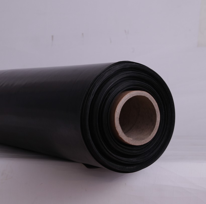HDPE土工膜水庫防水防滲專用加厚黑色塑料薄膜啟軒廠家直銷水庫防水防滲專用
