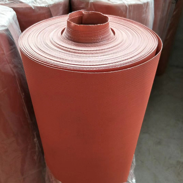 廠家供應防火硅膠布防火阻燃布 硅鈦布硅橡膠布顏色可訂制示例圖1