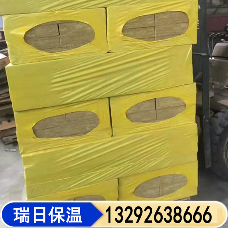 加工巖棉保溫一體板 瑞日保溫 憎水巖棉板防火巖棉板可種規(guī)格 A級消防防火保溫巖棉