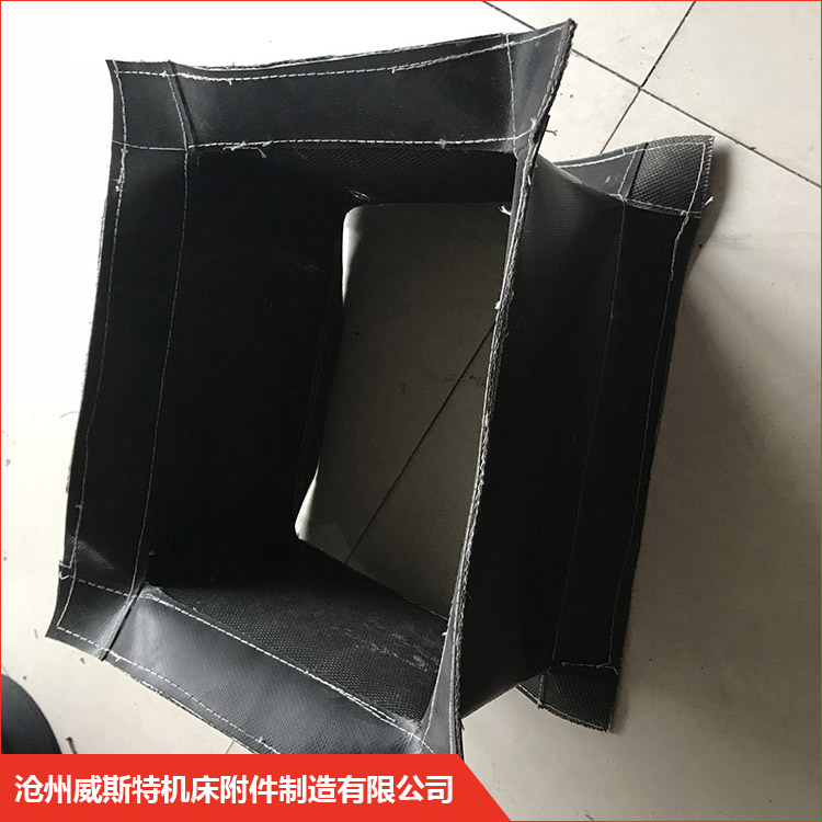 涂布設(shè)備高溫通風(fēng)軟接口 防火耐高溫軟連接頭 威斯特 防火耐高溫通風(fēng)伸縮式風(fēng)管 加工定做