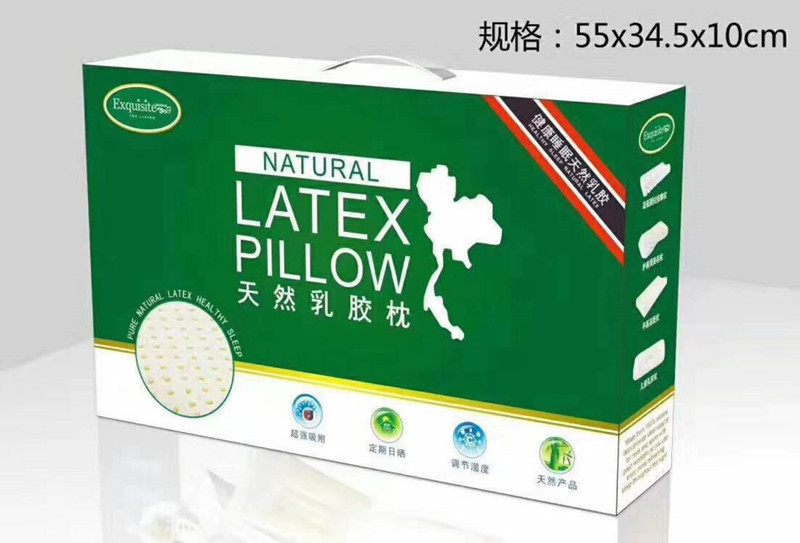 睿旎 泰國天然乳膠枕頭 按摩保健枕 頸椎護理 乳膠枕芯 禮品批發示例圖5
