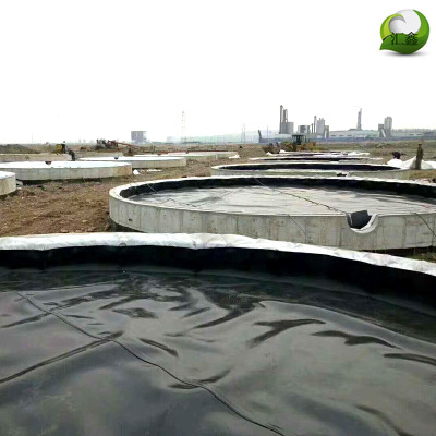 養殖土工膜高密度聚加厚膜地下車庫濕地公園防水膜啟軒高密度聚加厚膜