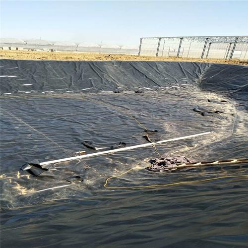養殖土工膜高密度聚加厚膜沼氣池防滲膜1mm啟軒高密度聚加厚膜