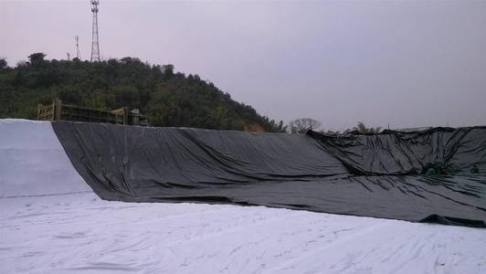 防滲膜高密度聚加厚膜垃圾填埋廠專用全新料啟軒高密度聚加厚膜