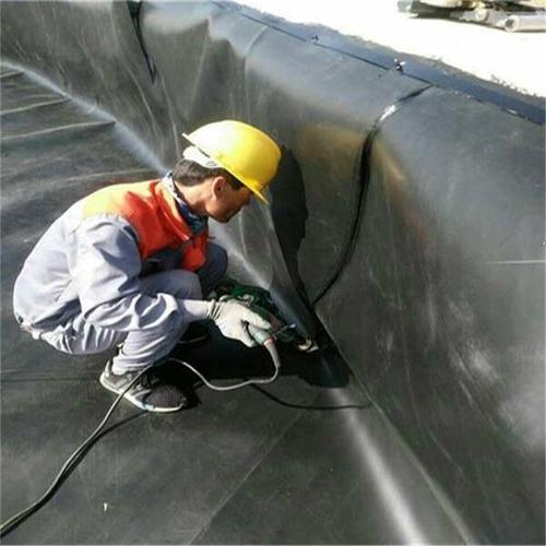 養殖土工膜高密度聚加厚膜尾礦人工湖防水膜啟軒高密度聚加厚膜