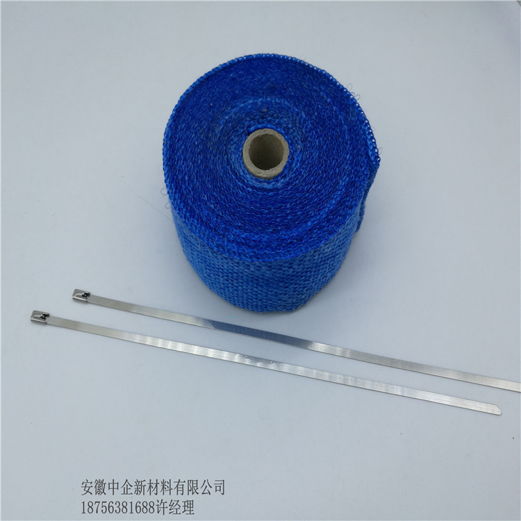 廠家直銷汽車摩托車排氣管芭蕉布隔熱帶布玄武巖隔熱布示例圖8