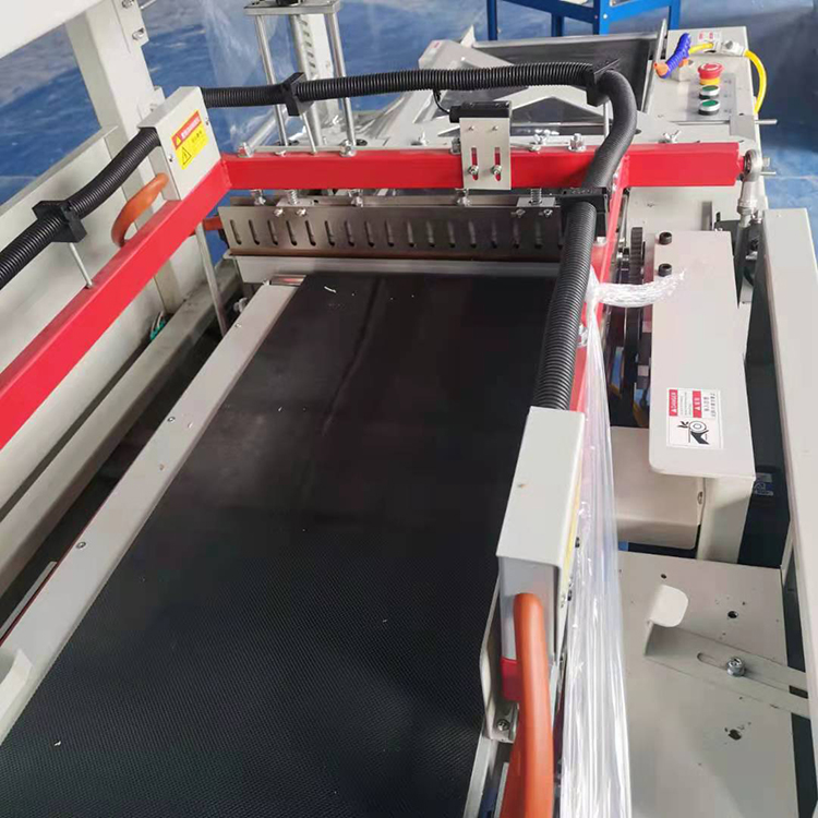 全自動套膜二合一封切收縮機 連續式封口包膜機 廠家供應 博鋒 全自動套膜封切打包機