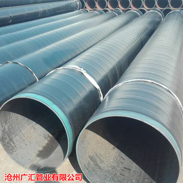 Q235B內(nèi)外防腐螺旋鋼管價(jià)格 刷漆纏布三布五油防腐螺旋鋼管廠家示例圖4