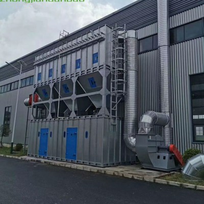 化纖廠廢氣處理脈沖布袋式除塵設備vocs有機廢氣治理鋼廠礦槽長袋脈沖式布鋼廠礦槽長袋脈沖式布