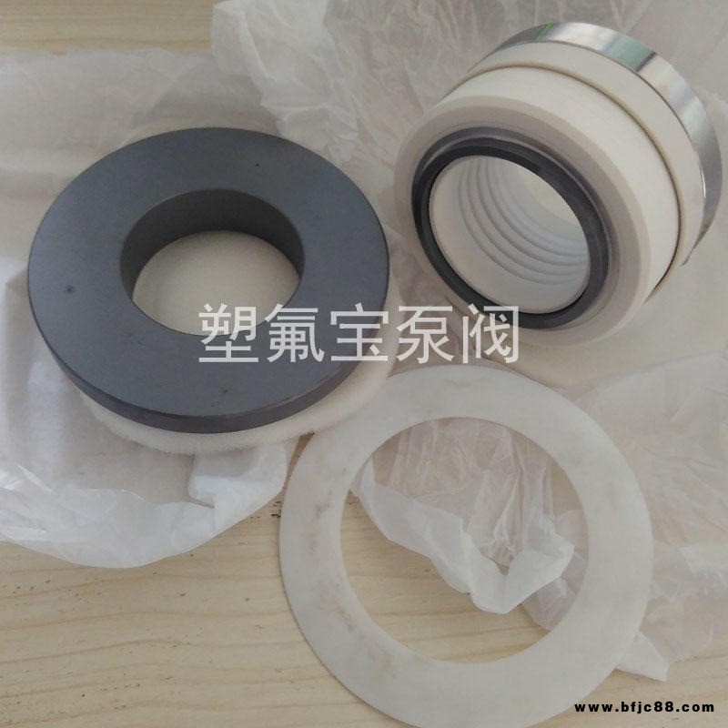 砂漿泵機(jī)械密封配件 揚(yáng)州氟塑料泵廠家 塑氟寶注漿泵機(jī)封 抽泥漿漿糊黏性顆粒物水封 UHB-ZK300/1000-32