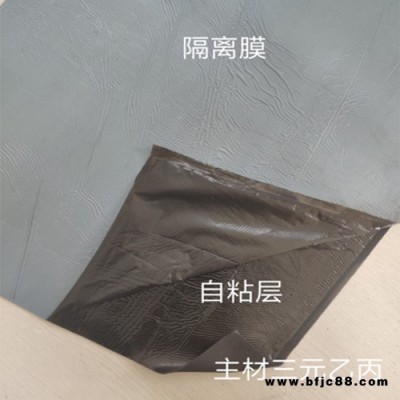 天鑒 廠家批發 三元乙丙自粘橡膠防水卷材   防水卷材  可定制