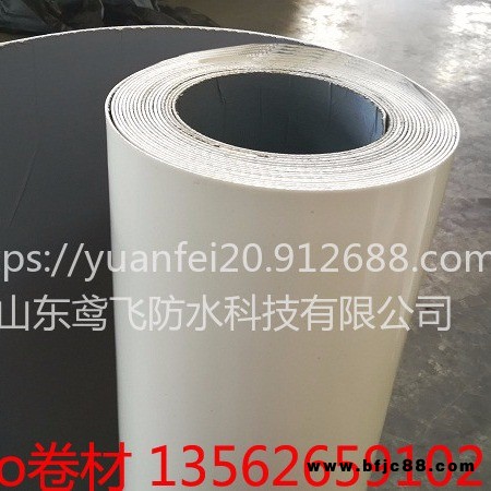 鳶飛工廠 1.2mm聚烯烴tpo防水卷材 聚氯乙烯pvc tpo自粘防水卷材 預(yù)鋪反粘 垃圾場(chǎng) 體育場(chǎng)用防水材料