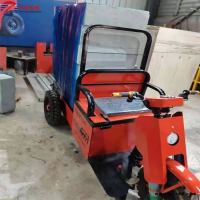 平板載重搬磚車(chē) 電動(dòng)叉磚搬運(yùn)車(chē) 中鎧電動(dòng)叉磚車(chē)