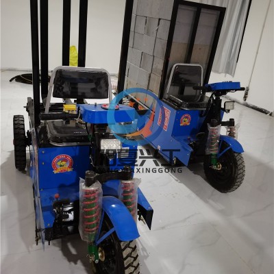 云南思茅背磚車加氣塊電動叉磚車圖片