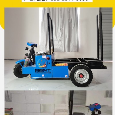 河南焦作電動叉磚車工地上料背磚車施工工藝
