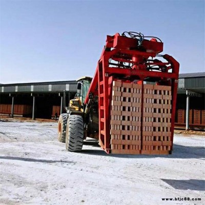 自動化夾磚機 鏟車式隧道窯免燒磚裝磚車 德輝旋轉型抱磚夾工具