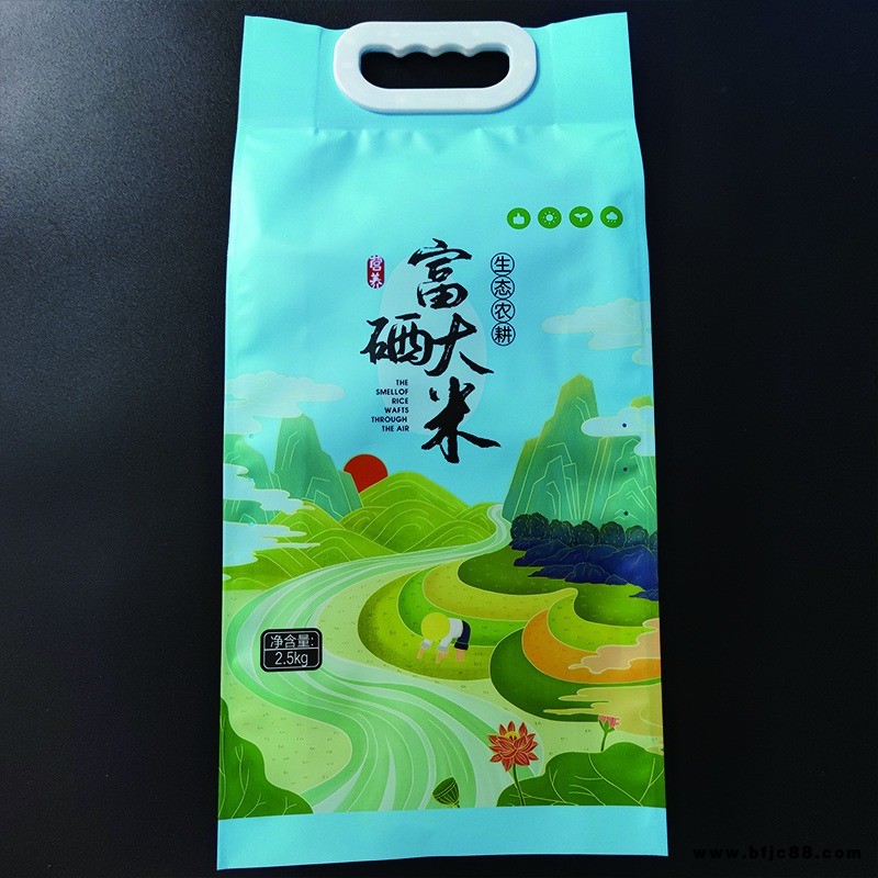 現(xiàn)貨供應(yīng)大米包裝袋 大米小米米磚外袋 食品包裝袋 支持定制 免費(fèi)設(shè)計(jì) 亞磊塑業(yè)