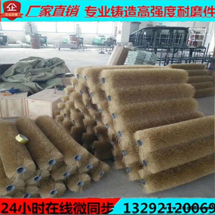 滾筒篩沙機鋼絲刷磚煤廠土篩網堵眼岳陽樓切坯鋼絲磚機件打磨除銹