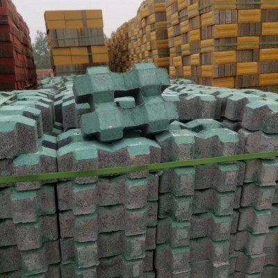 江都老式青磚砌筑西班牙磚園林綠化磚水泥磚水泥透水磚