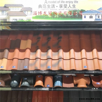 山東淄博屋面瓦廠家310*310西式瓦30*40平板瓦高溫燒成不褪色