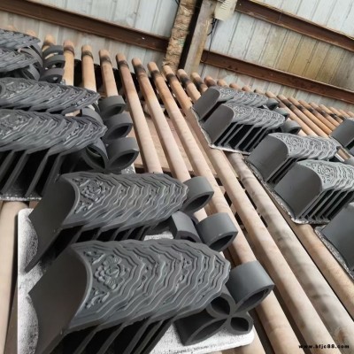 青瓦 仿古瓦 立瓦條 川山古建 屋頂瓦片 16*16小灰瓦古建瓦半圓瓦
