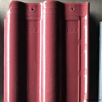 江西全瓷西式瓦 宏像連鎖瓦 300*400屋面別墅瓦  陶瓷琉璃瓦