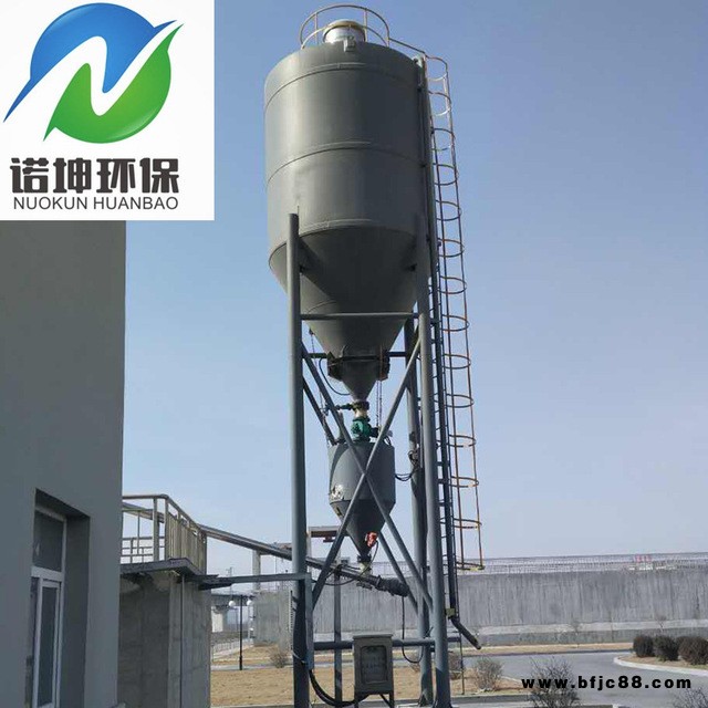 諾坤環(huán)保 石灰儲罐料倉 全自動石灰投加裝置 污泥脫水石灰投加裝置