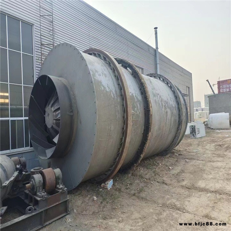 出售二手3.2x7m重型三筒烘干機 鋸末河沙 煤渣 石灰烘干設備 云帆