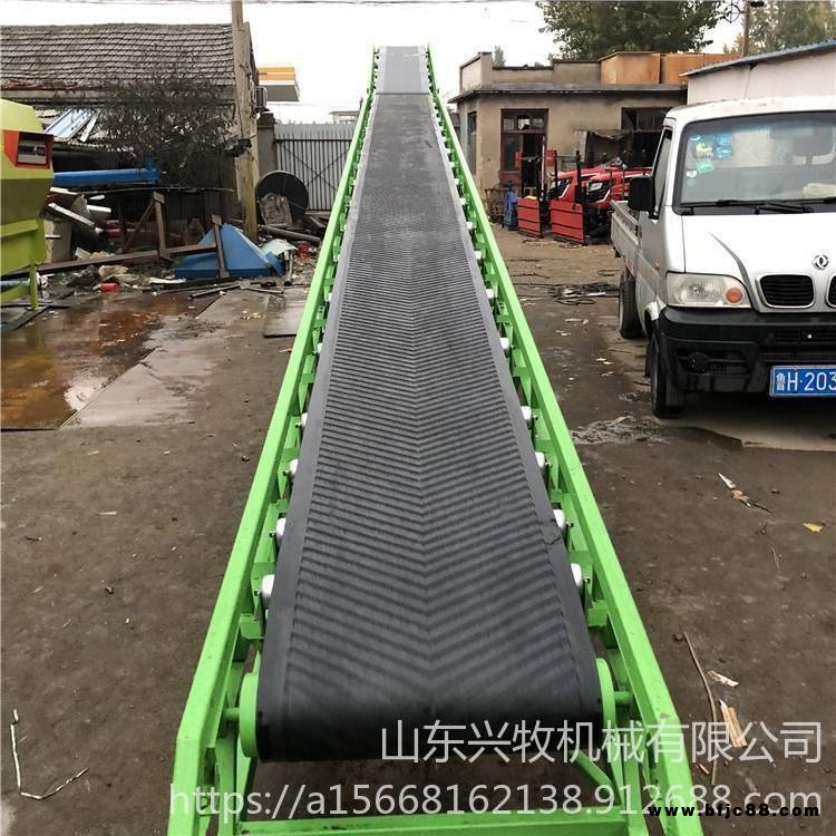 固定式皮帶輸送機(jī)   粉料石灰運(yùn)輸皮帶機(jī)   興牧皮帶機(jī)生產(chǎn)廠家
