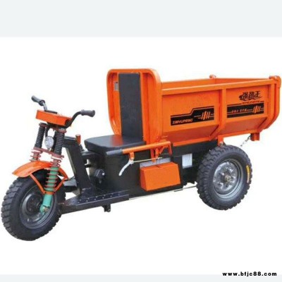 卡博恩電動自卸電三輪  工程拉磚石灰三輪車 灰漿載重三輪車 工地電動三輪車