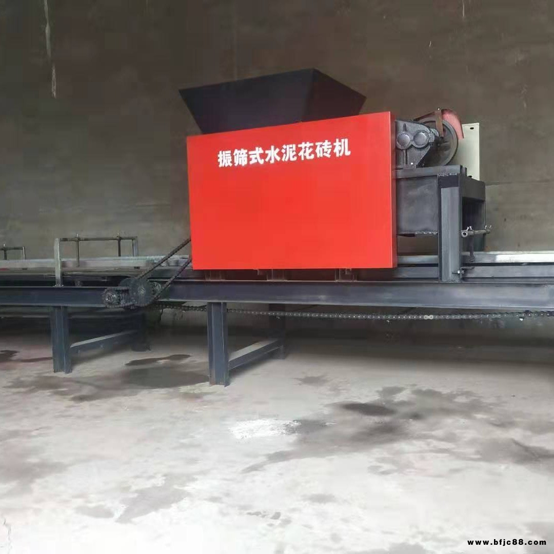 水泥花磚機(jī)  人行道馬路彩色水泥花磚機(jī) 昂闊免燒型街道水泥花磚機(jī) 河北彩色水泥花磚機(jī)價(jià)格