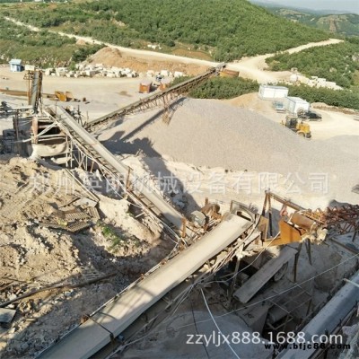 高配采石場用砂石破碎機生產線設備 石灰石砂石骨料生產線  大型選礦巨石破碎制砂生產線  凝灰巖石料粉碎生產線