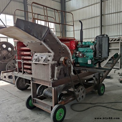 石灰鵝卵石石渣建筑垃圾破碎機(jī)   維修方便，磨損小 ?    遠(yuǎn)星