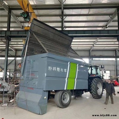 石灰撒布機 水泥撒布車 雷創 拖拉機懸掛9方封閉撒灰車