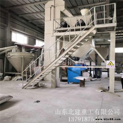 輕質(zhì)抹灰石膏生產(chǎn)線 北建 定做 全自動輕質(zhì)抹灰石膏生產(chǎn)線 干粉砂漿混合機 膩子粉設(shè)備