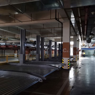 高臺立體車庫租賃 立體車庫配套 瀘州納溪四柱立體停車庫閑置 萊貝立體停車位公司 PJS立體車庫閑置