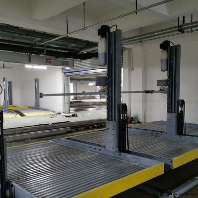 宜賓市高縣機械車庫租賃 二層升降橫移立體車庫 畢節市金沙兩柱式停車位售后 萊貝停車立體車庫租用 兩柱機械立體停車設備收費