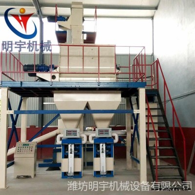 全自動石膏砂漿生產機器  輕質粉刷石膏生產線 石膏自流平生產線  明宇MY