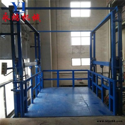 全國定制工廠用貨梯  倉庫樓層間運貨升降機  貨物裝卸設(shè)備 四柱升降貨梯