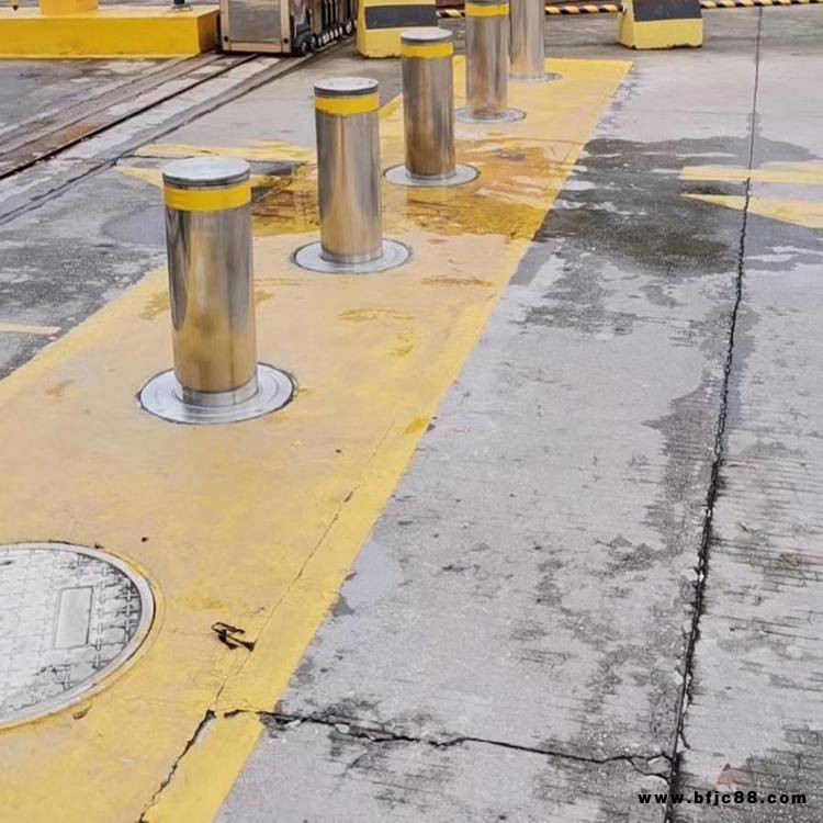 羅湖升降柱廠家直供電動防撞路樁液壓一體式全自動勸阻擋車地面護柱祥安通伸縮柱