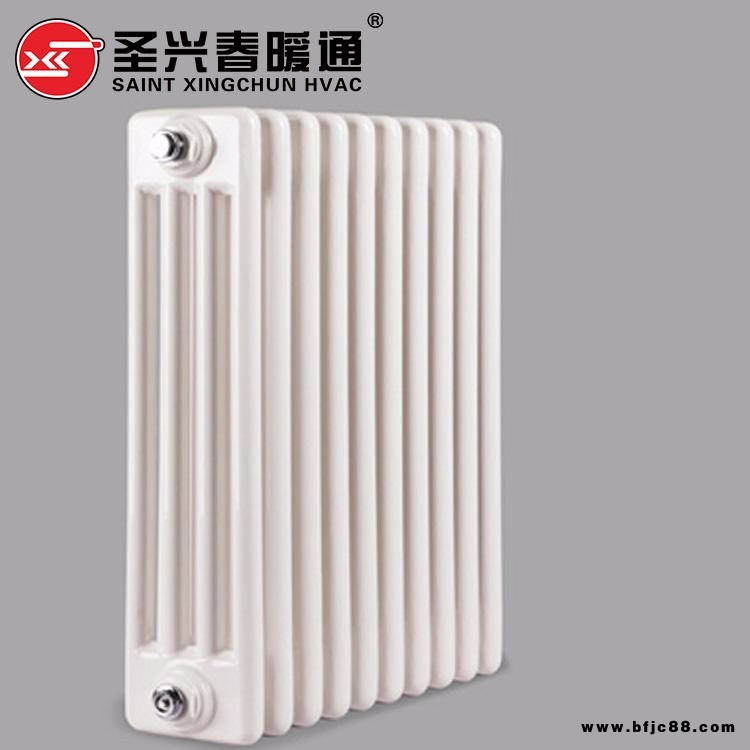 圣興春 GZ406鋼管四柱散熱器 鋼制四柱暖氣片 機械焊接