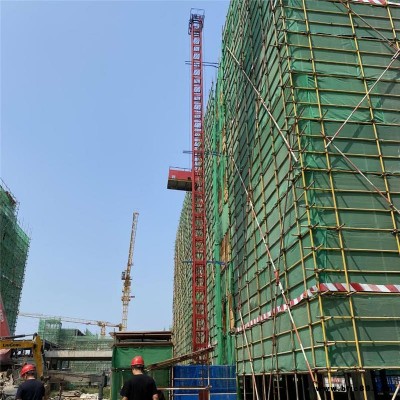 根發(fā)廠家 供應(yīng)工地SS1T/1T建筑施工物料提升機(jī) 物料提升機(jī)廠家供應(yīng)河北 一柱兩吊工地貨梯 單柱雙籠升降機(jī)