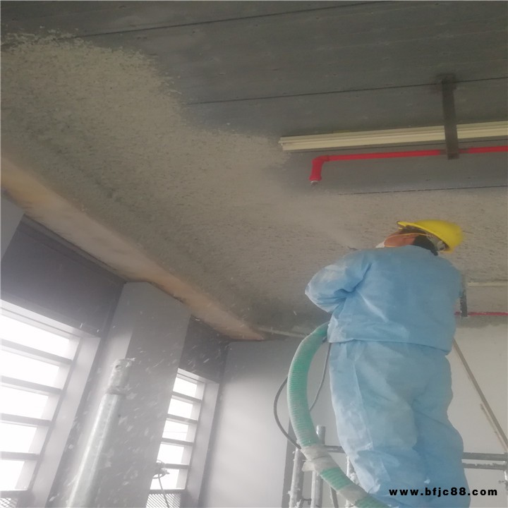 福建三明歌舞廳隔音無機纖維噴涂施工效果