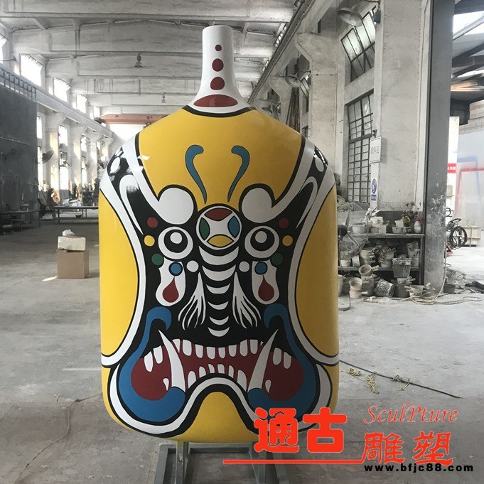 上海玻璃鋼手繪、玻璃鋼雕塑、商業(yè)道具，上海通古雕塑制作