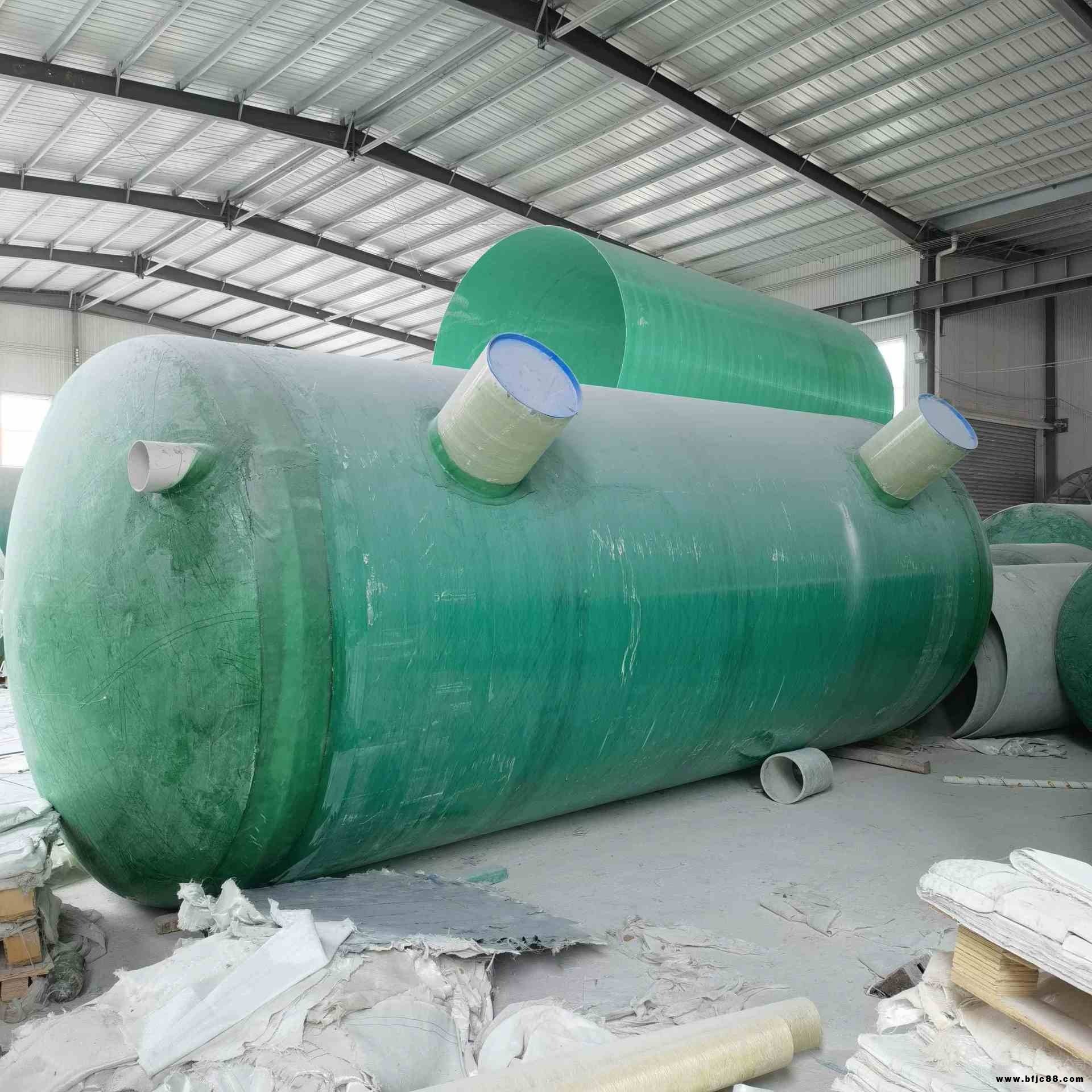 一體式玻璃鋼化糞池 農村廁改玻璃鋼化糞池廠家 玻璃鋼沉淀池 玻璃鋼地埋化糞池HFC-0926-02 創聯直銷