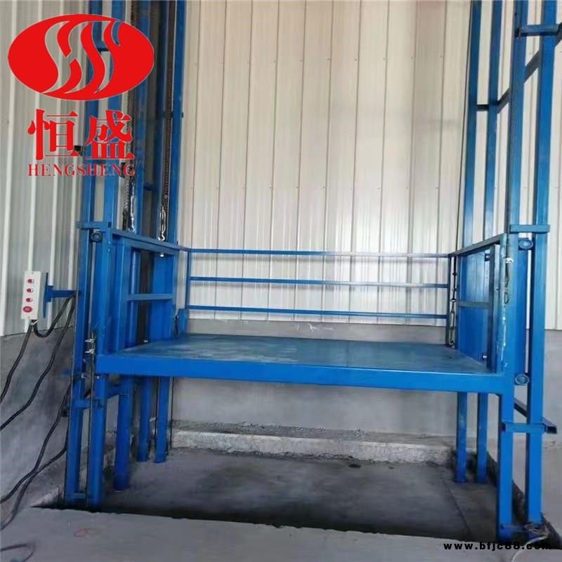恒盛 臨沂液壓升降平臺(tái) 電動(dòng)載貨電梯 鋼結(jié)構(gòu)廠房升降貨梯SJD
