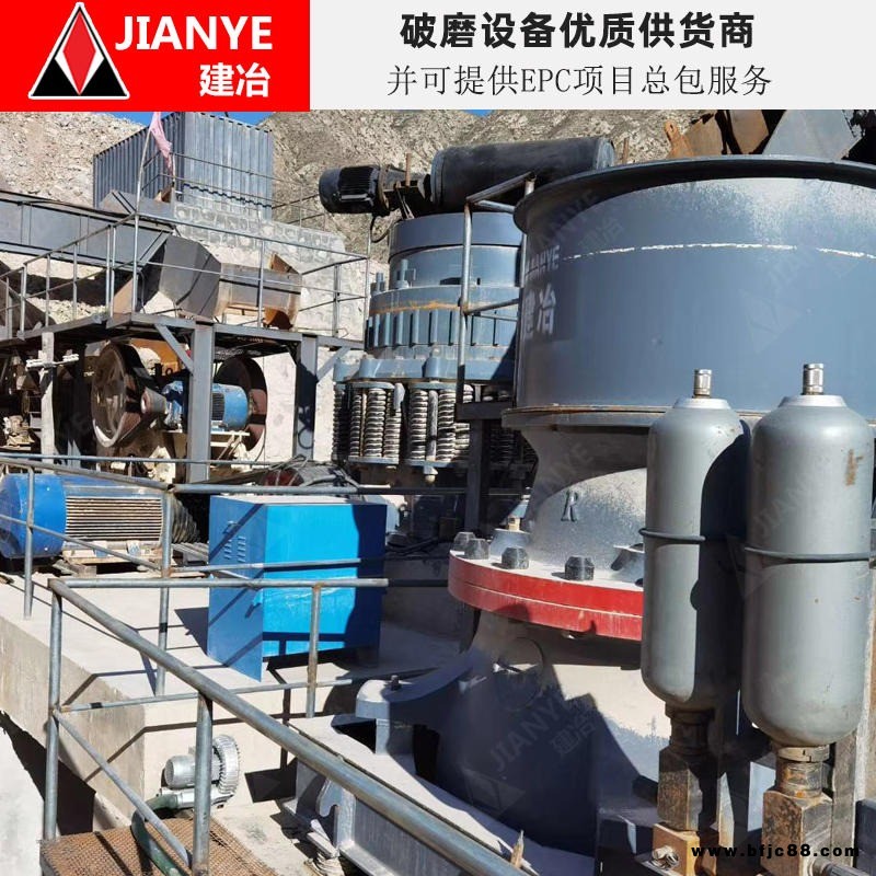 花崗巖石料生產線  日產1萬噸的建筑砂石設備  石料破碎生產線設備